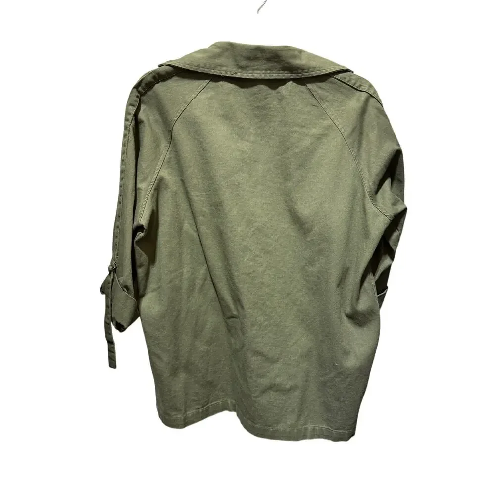 POL Double Breasted Adjustable Sleeve Lightweight Jacket Size S